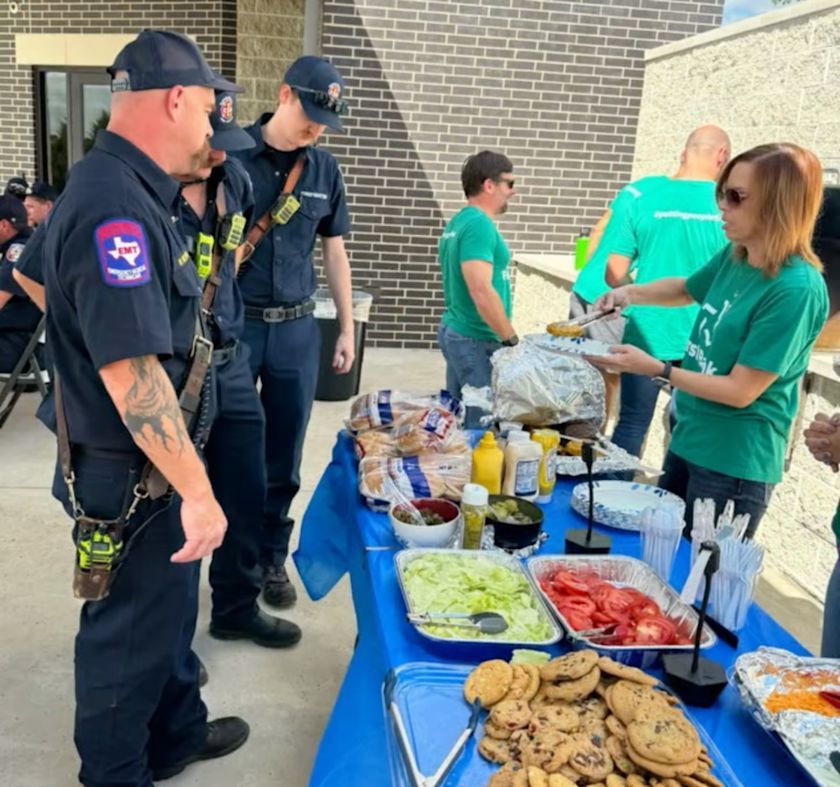 Hosting First Responders in Aledo