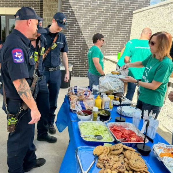 Hosting First Responders in Aledo